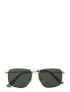 Aviator Sunglasses Pilotsolbriller Solbriller Gold Mango