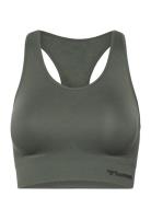 Hmltif Seamless Sports Top Sport Bras & Tops Sports Bras - All Green H...