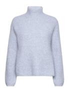 Syringabbrika Knit Tops Knitwear Jumpers Blue Bruuns Bazaar