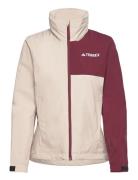 W Mt Rr Jacket Sport Sport Jackets Beige Adidas Terrex