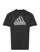 M Growth Bos T Sport T-shirts Short-sleeved Black Adidas Sportswear