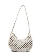 Studded Shoulder Bag Bags Top Handle Bags White Mango