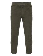 Corduroy Jogger Trousers Bottoms Trousers Khaki Green Mango