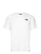 M Ss Box Nse Tee Sport T-shirts Short-sleeved White The North Face