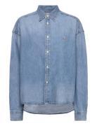 2X1 Denim-Lsl-Bfs Tops Shirts Long-sleeved Blue Polo Ralph Lauren