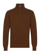 Barbour Essential Lambswool Half Zip Tops Knitwear Half Zip Jumpers Br...