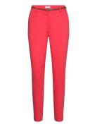 Bydays Cigaret Pants 2 Bottoms Trousers Slim Fit Trousers Pink B.young