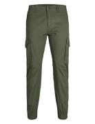 Jpstpaul Flake Cargo Olive Night Noos Bottoms Trousers Cargo Pants Gre...