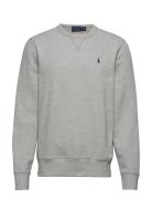 Rl Fleece-Lsl-Knt Designers Sweat-shirts & Hoodies Sweat-shirts Grey P...