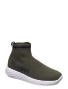 Terrafly Sock Runner Jr Sport Sneakers High-top Sneakers Green Hummel