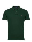 Basic Mesh-Ssl-Knt Designers Polos Short-sleeved Green Polo Ralph Laur...