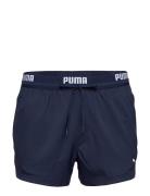 Puma Swim Men Logo Short Length Swi Sport Shorts Navy Puma Swim