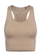 Borg Crop Tank Tops Crop Tops Sleeveless Crop Tops Beige Björn Borg