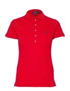 30/1 Stretch Mesh-Ssl-Knt Tops T-shirts & Tops Polos Red Polo Ralph La...