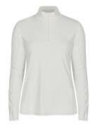 Light Thermo Half Zip Sport T-shirts & Tops Long-sleeved White Röhnisc...