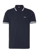 Paddy Sport Polos Short-sleeved Navy BOSS