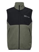 Halo Blocked Fleece Vest Sport Vests Green HALO