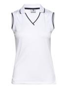 Chrystal Poloshirt Sport T-shirts & Tops Polos White Lexton Links