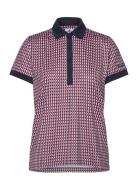 Midale Poloshirt Sport T-shirts & Tops Polos Red Lexton Links