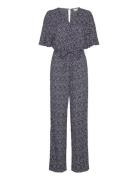 Ihmarrakech Aop Js Fl3 Bottoms Jumpsuits Blue ICHI