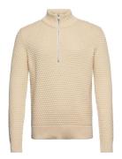 Slhremy Ls Knit All Stu Half Zip W Camp Tops Knitwear Half Zip Jumpers...