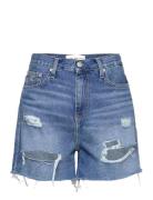 Mom Short Bottoms Shorts Denim Shorts Blue Calvin Klein Jeans