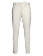 Jeffrey Brushed Chino Designers Trousers Chinos Cream Morris