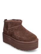 W Classic Ultra Mini Platform Shoes Wintershoes Brown UGG