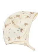 Helmet Aop Accessories Headwear Hats Baby Hats Cream Fixoni