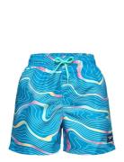 Boys Digi Printed 13" Watershort Sport Swimshorts Blue Speedo