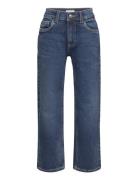 Trousers Denim Vilgot Dk Blue Bottoms Jeans Wide Jeans Blue Lindex