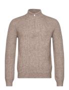 Onstegan Reg 5 Wool Half Zip Knit Bf Tops Knitwear Half Zip Jumpers Be...