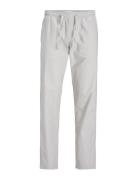 Jpstkane Jjsummer Linen Blend Jogger Sn Bottoms Trousers Casual Grey J...