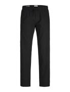 Jpstkane Jjsummer Linen Blend Jogger Sn Bottoms Trousers Casual Black ...