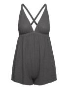 On Vacay Romper Bottoms Jumpsuits Grey Billabong