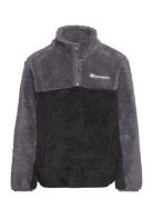 Half Zip Top Sport Fleece Outerwear Fleece Jackets Grey Champion