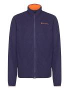 Full Zip Top Sport Fleece Outerwear Fleece Jackets Blue Champion