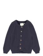 Cardigan Knit Tops Knitwear Cardigans Navy En Fant