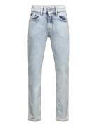 Reg. Straight Optic Light Blue Bottoms Jeans Regular Jeans Blue Calvin...