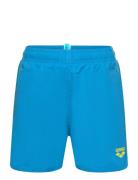 Boys' Beach Boxer Solid R Fluo Red-Water Sport Swimshorts Blue Arena