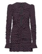 Jacquard Mini Dress Designers Short Dress Navy ROTATE Birger Christens...