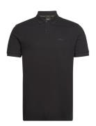 Pio 1 Sport Polos Short-sleeved Black BOSS