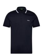 Paule Sport Polos Short-sleeved Navy BOSS