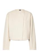 Short Jacket Outerwear Jackets Light-summer Jacket White Gina Tricot