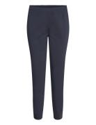 Mapoppy Cropped Bottoms Trousers Slim Fit Trousers Navy Masai