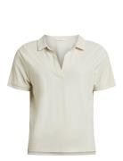 Polo Tee Serve 1 Tops T-shirts & Tops Polos Beige Rethinkit