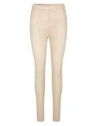 Hendrickmd Tights Bottoms Leggings Cream Modström