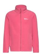 Taunus Jacket K Sport Fleece Outerwear Fleece Jackets Pink Jack Wolfsk...