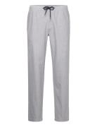 Oxford Drawstring Pants Bottoms Trousers Casual Grey Lindbergh