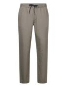 Oxford Drawstring Pants Bottoms Trousers Casual Khaki Green Lindbergh